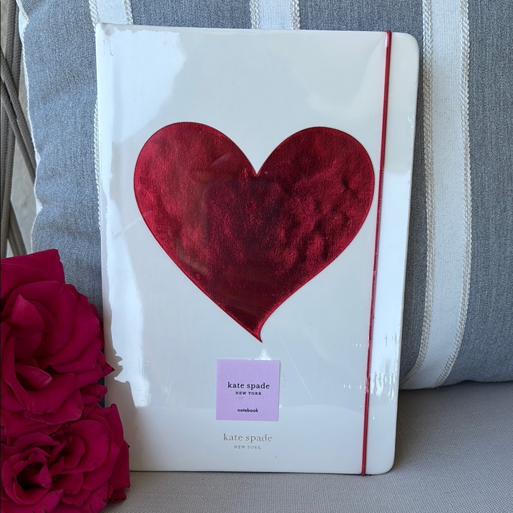 Kate Spade HEarts Journal Notebook NEW